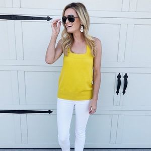 Racerback yellow top